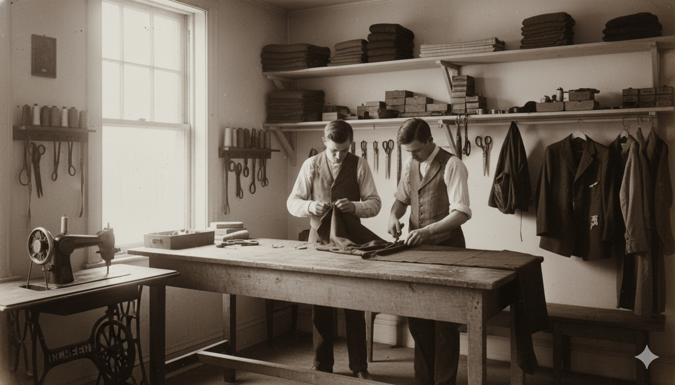 Our workshop in the early days